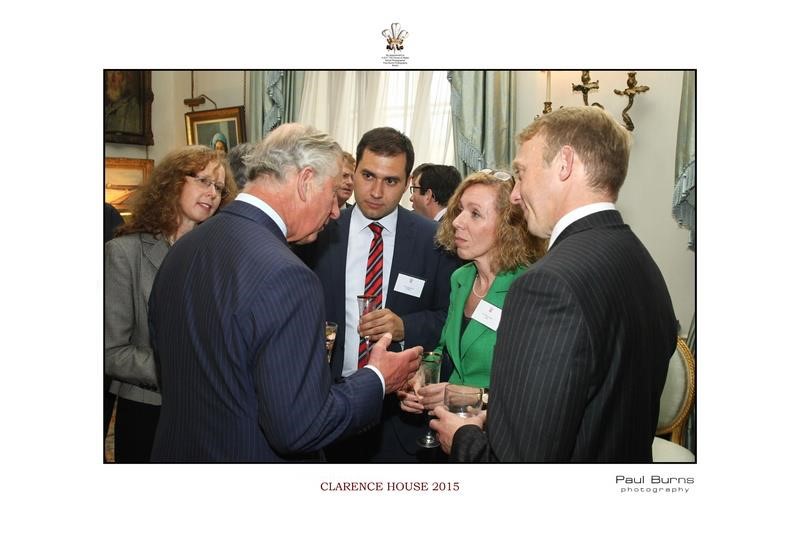 with Prince Charles at Clarence House - May 2015